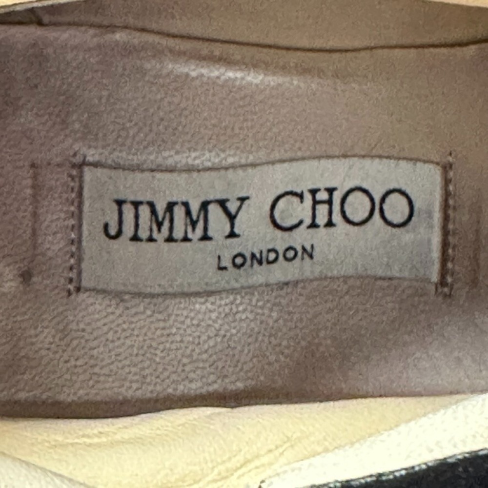 Jimmy‎ Choo Biker Boot Womens 39 9 Black Leather Ankle Buckles Pull On Moto Edgy - Picture 12 of 14